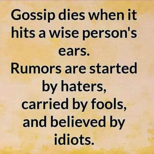 RO gossip dies