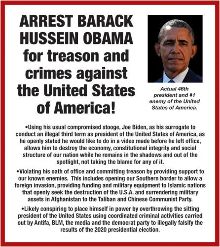 arrest obama