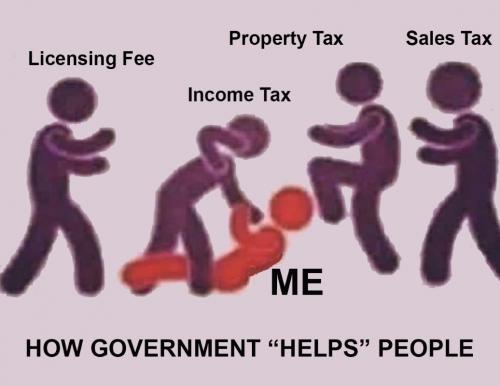 M how gov helps tax