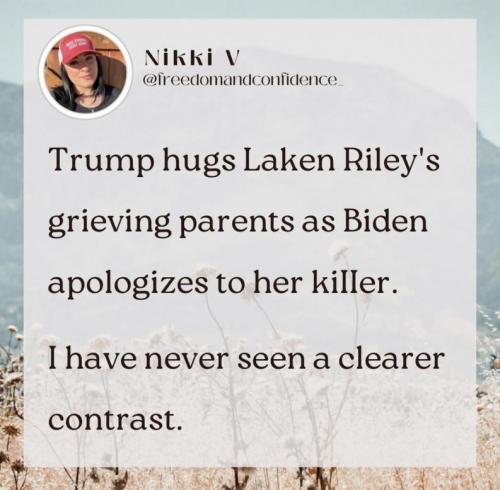trunp hugs