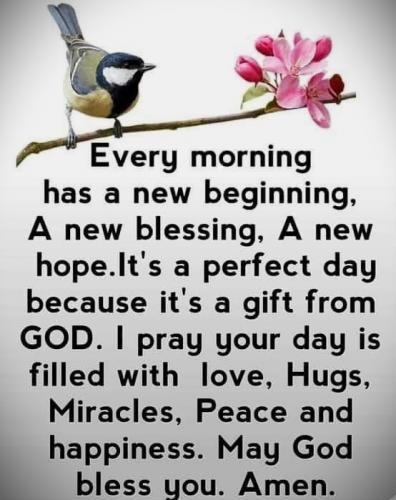032824 - Every Morniing - New beginning