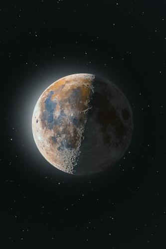 Moon -- Waning (HD Image)