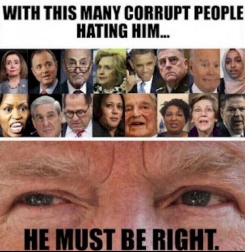 he must be right