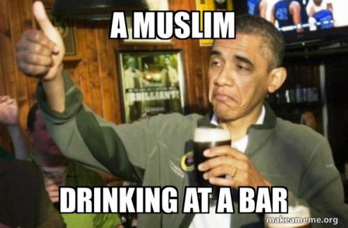 a-muslim-drinking