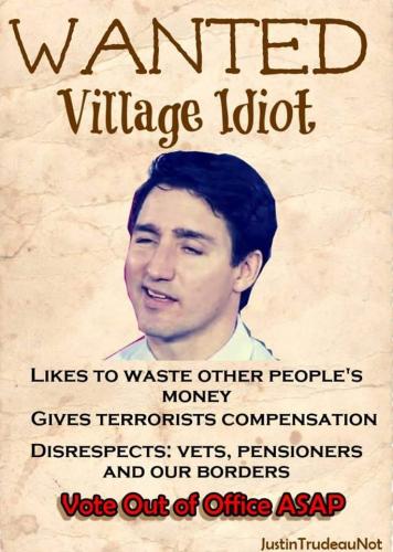 Justin Trudeau 16 - Village idiot