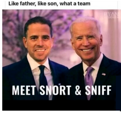 Bidens Snort and Sniff