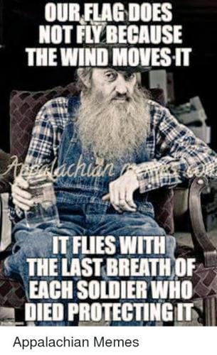 USA FLAG, Old Man -- Why it flies