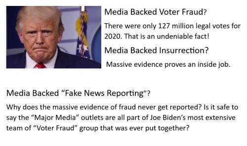 Media Backed Voter Fruad