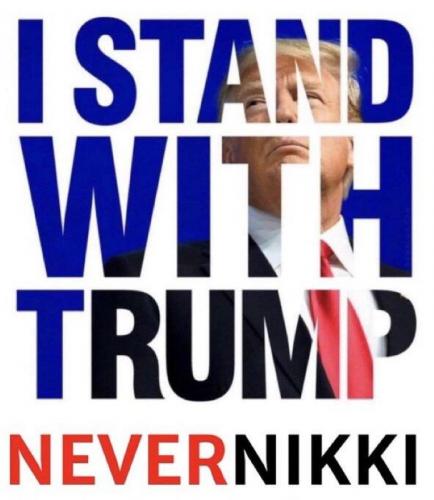 M I stand with Trump