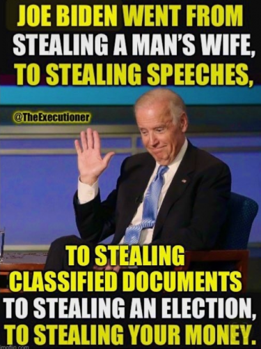 X Biden stealing