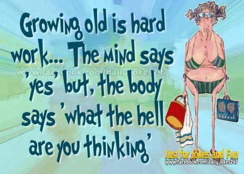 growing old