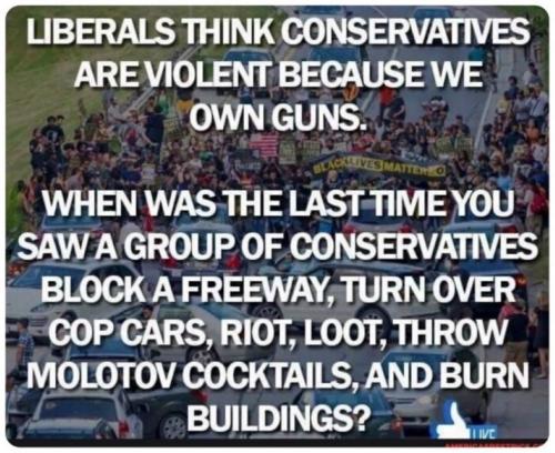X Conservatives violent guns