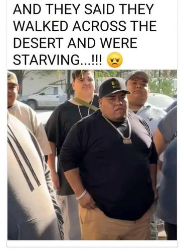 starving migrants