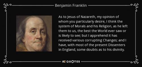 BEN FRANKLIN 77777777777777777777777777777777777777777777777777777