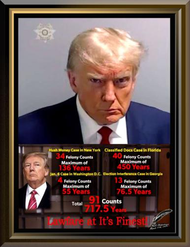 Trump Mugshot ~Lawfare at It's Finest~