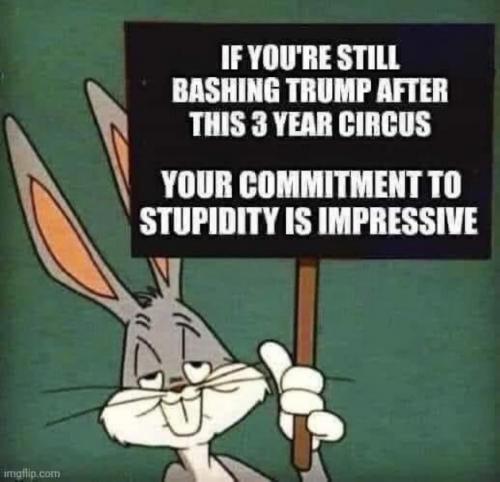 X bashing Trump
