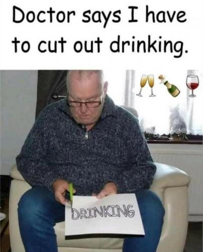 M cut drinking