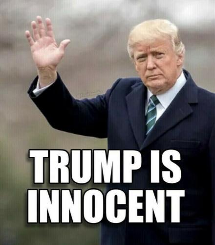X Trump is innocent