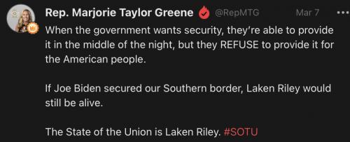 MTG Riley is SOTU