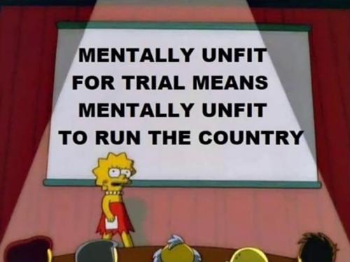 X mentally unfit 1