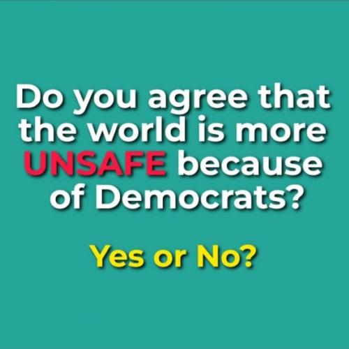X world unsafe Democrats