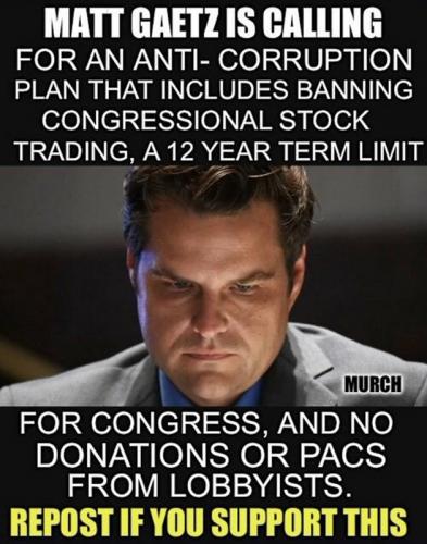 X Matt Gaetz