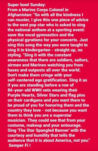 M sing Star Spangled Banner