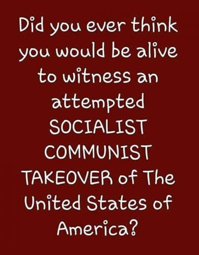 USA communist takeover
