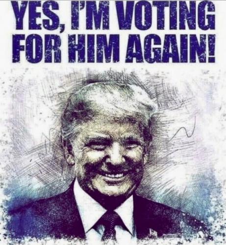 X voting for him