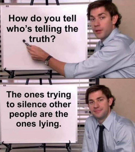 M telling the truth