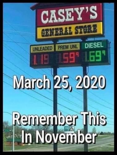 gas prices march 25 2020