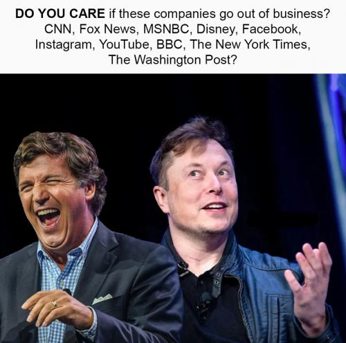 X Carlson Musk