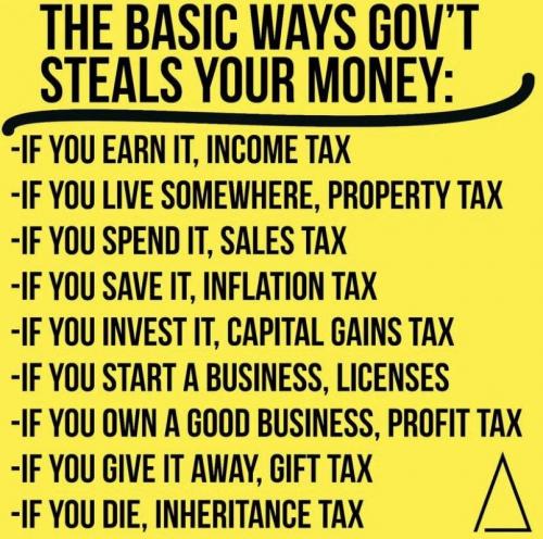 M gov steals money
