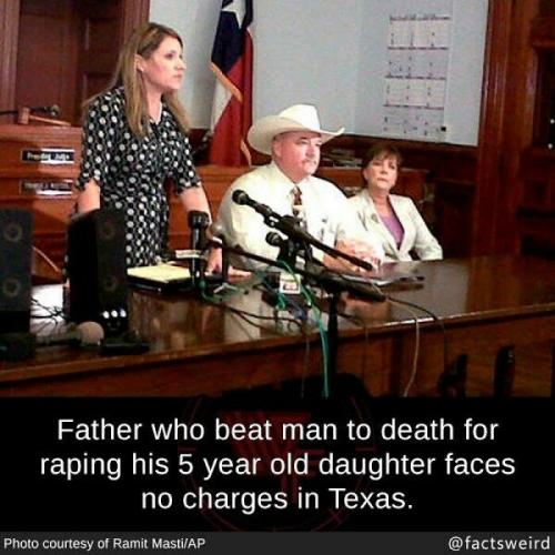 Father, 5 year old Daughter, Rape -- No Charges in Texas
