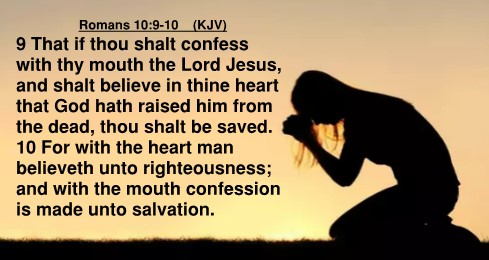 Romans 10.9 f