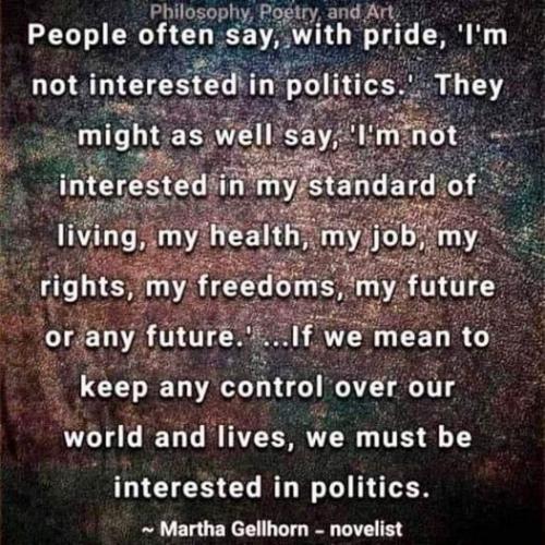 interest in politics