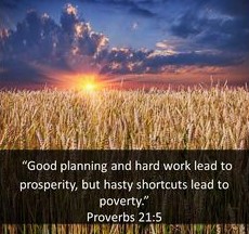 040224 - Proverb 21 - 5 - Hard work
