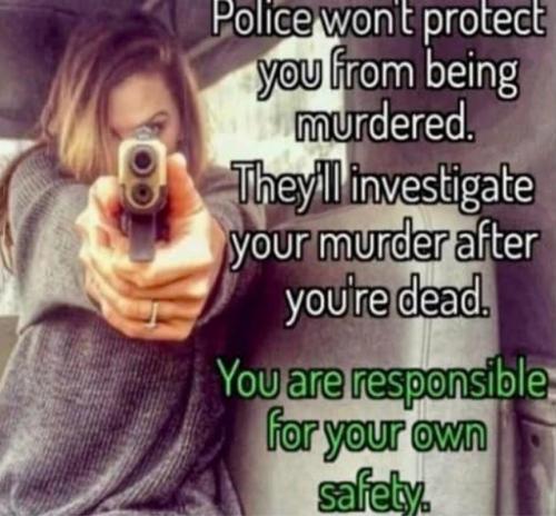 M police won't protect you