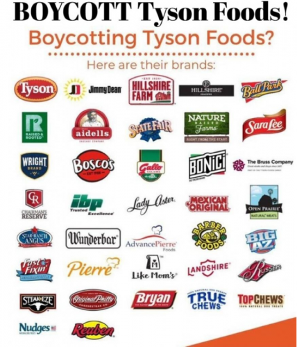 RO Boycott Tysen Foods