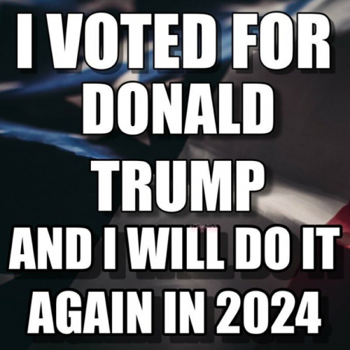 RO I voted DJT