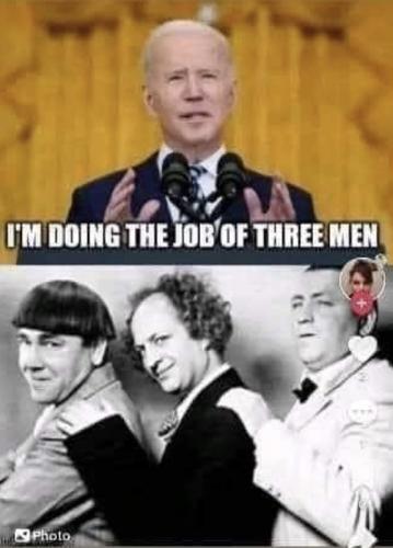 M three men