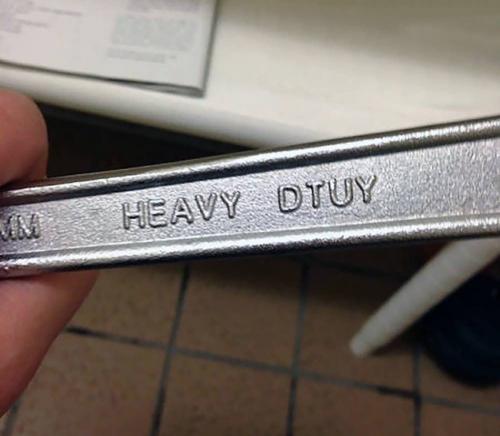 Nothing says made in china better