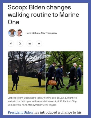 biden walk