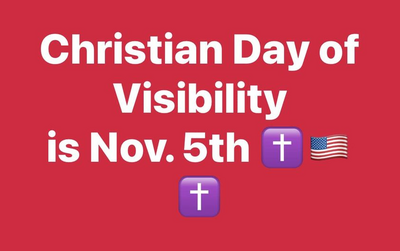 LGBT, Transgender Easter, Vote 2024 -- Christian Day of Visibility, Nov. 5th