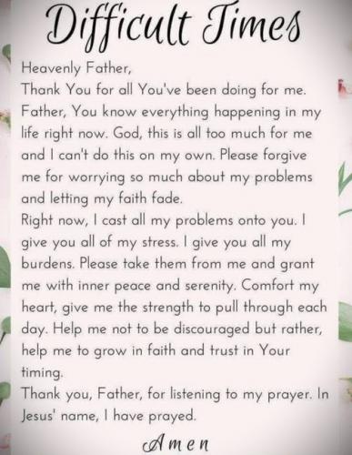 042024 - Prayer for difficult times