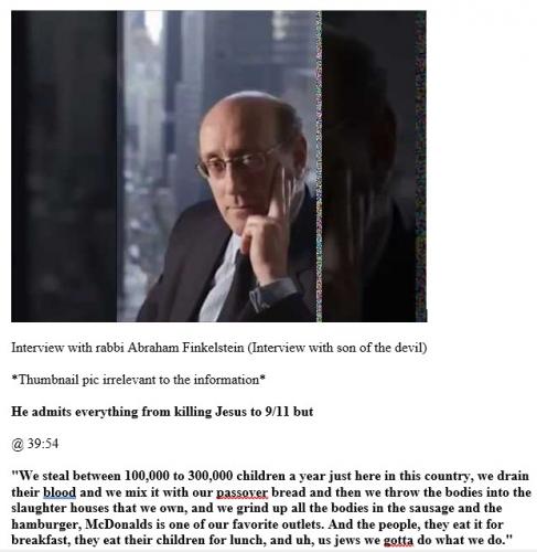 Rabbi Abraham Finkelstein Clip