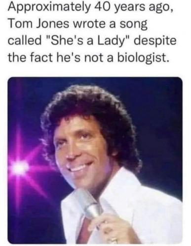 M Tom Jones song