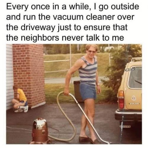 vacuum driveway