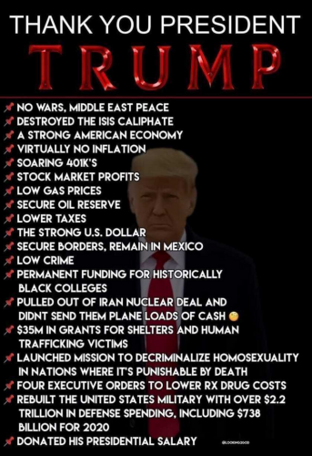 thanks trump