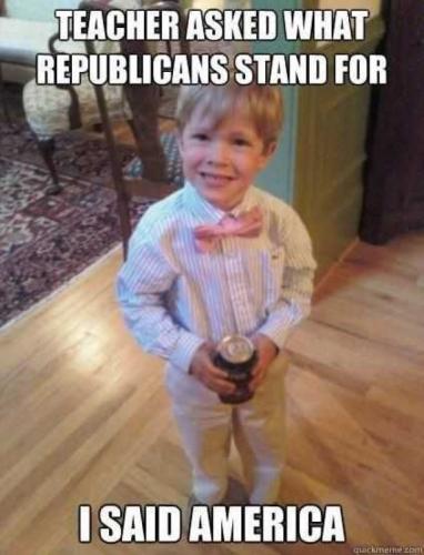 USA Republicans stand for